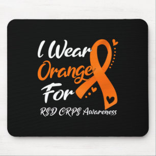Ich trage Orange für RSD Crps Sensibilität 1 Mousepad