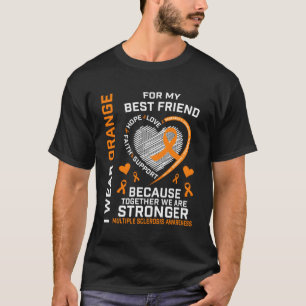 Ich trage Orange meine beste Freundin MS Multiple  T-Shirt