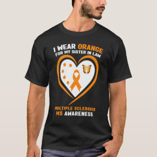 Ich trage Orange meine Schwester im Jura Multiple T-Shirt