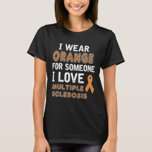 Ich trage Orange - Multiple Sklerose Awareness T-Shirt