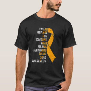 Ich trage Orange Ribbon COPD Awareness Support Squ T-Shirt