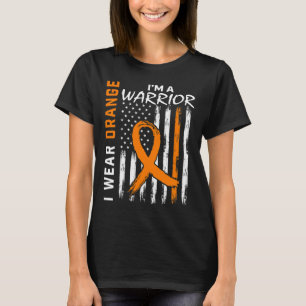 Ich trage Orange Ribbon Leukämie Krebs Krieger-Sof T-Shirt
