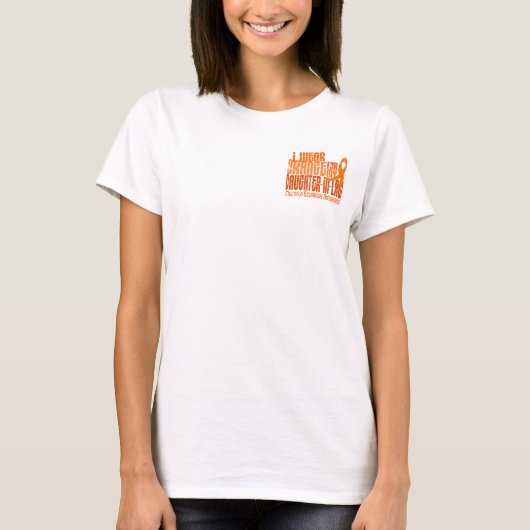 Ich trage orange Schwiegertochter-multiple T-Shirt (Vorderseite)