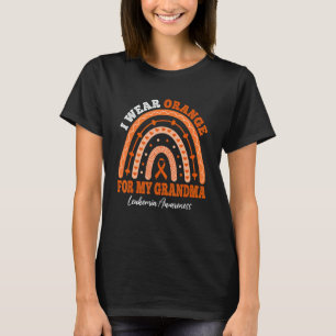 Ich trage orangefarbenes Band für Großmutter Leukä T-Shirt