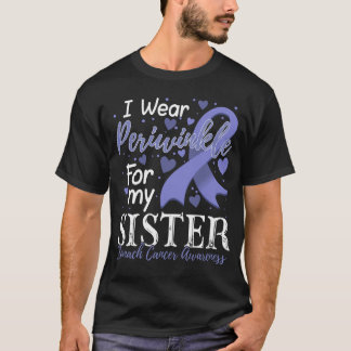 Ich trage Periwinkle für meine Schwester Stomach C T-Shirt