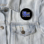 Ich trage Periwinkle für meinen Cousin Button (Beispiel)