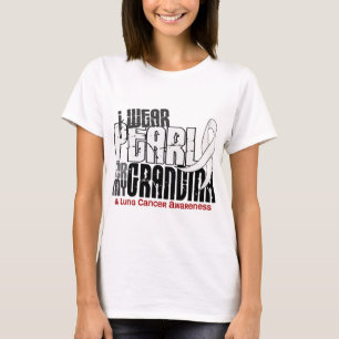 Ich trage Perle für meinen Lungenkrebs der T-Shirt