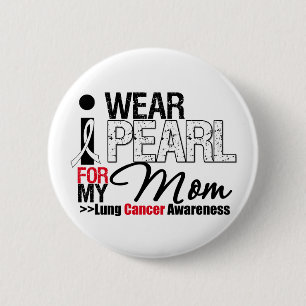 Ich trage Perlen-Band für meine Mamma Button