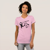 Ich trage Pink für Dich T-Shirt (Vorne ganz)