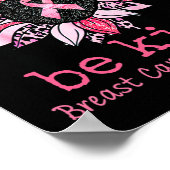 Ich trage Pink für einen speziellen Brustkrebs vor Poster (Ecke)