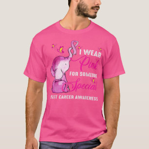 Ich trage Pink für einen speziellen Brustkrebs vor T-Shirt