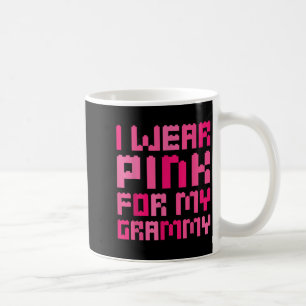 Ich trage Pink für mein Grammy Block Gebäude Boys Kaffeetasse