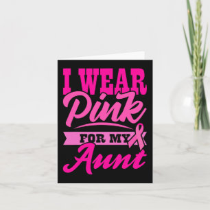 ICH TRAGE PINK FÜR MEIN TATEN Weltkrebstag Geschen Karte