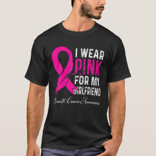Ich trage Pink für meine Freundin Brustkrebs Aware T-Shirt