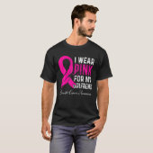 Ich trage Pink für meine Freundin Brustkrebs Aware T-Shirt (Vorne ganz)