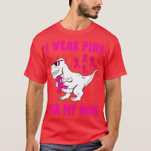 Ich trage Pink für meine Mama Brustkrebs Bewusstse T-Shirt