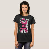 Ich trage Pink für meinen Gigi-Brustkrebs-Überlebe T-Shirt (Vorne ganz)