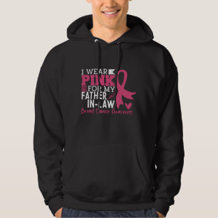 Ich trage Pink für meinen Schwiegervater Brustkreb Hoodie