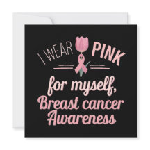 Ich trage Pink für mich selbst - Brustkrebs-Bewuss