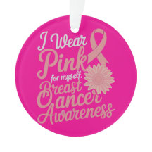 Ich trage Pink für mich selbst - Brustkrebs-Bewuss