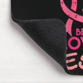 Ich trage Pink I Liebe mein Bestie Brustkrebs-Bewu Mousepad (Ecke)