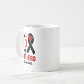 Ich trage Red Proud Chd Kriegerin Mutter Kind Bewu Kaffeetasse (Vorderseite Links)