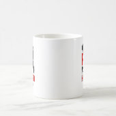 Ich trage Red Proud Chd Kriegerin Mutter Kind Bewu Kaffeetasse (Mittel)