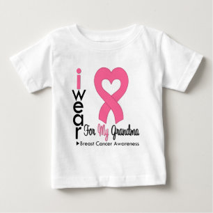 Ich trage rosa Band für meinen Baby T-shirt