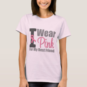 Ich trage rosa Band für meinen besten Freund T-Shirt