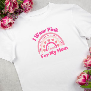 Ich trage rosa Brustkrebs-Bewusstsein T-Shirt