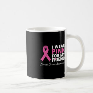 Ich trage Rosa für den Liebe-Krieg meiner Freundin Kaffeetasse