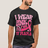 Ich trage Rosa für die Brustkrebserwarnungen meine T-Shirt (Vorderseite)