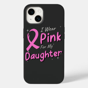 Ich trage Rosa für die Tochter Case-Mate iPhone 14 Hülle