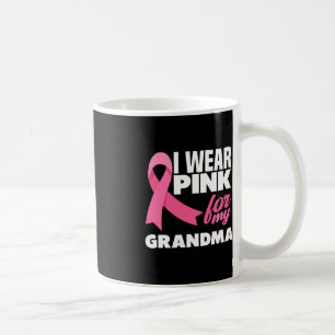Ich trage Rosa für mein Oma-Brustkrebs-Bewusstsein Kaffeetasse