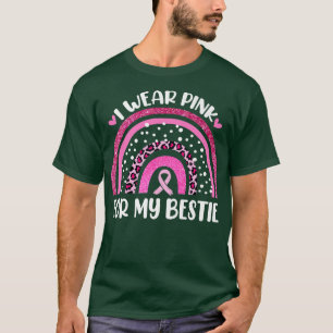 Ich trage Rosa für meine Bestie Ribbon Brustkrebs- T-Shirt