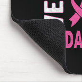 Ich trage Rosa für meine Brustkrebserwartungen mei Mousepad (Ecke)