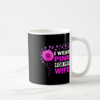 Ich trage Rosa für meine Ehefrau Brustkrebs-Bewuss Kaffeetasse