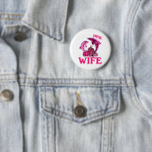 Ich trage Rosa für meine Ehefrau Brustkrebs-Delphi Button (Beispiel)