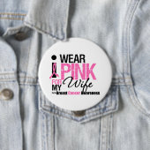 Ich trage Rosa für meine Ehefrau Button (Beispiel)