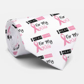 Ich trage Rosa für meine Ehefrau Krawatte (Gerollt)