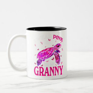 Ich trage Rosa für meine große Brustkrebskrankheit Zweifarbige Tasse