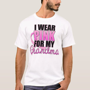 Ich trage Rosa für meine Großmutter - Brustkrebs T-Shirt