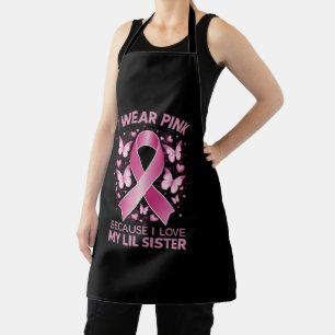 Ich trage Rosa für meine kleine Schwester Brustkre Schürze