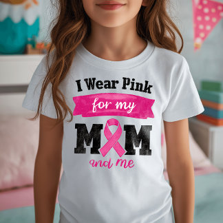 Ich trage Rosa für meine Mama, Brustkrebs-Bewussts T-Shirt