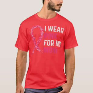 Ich trage Rosa für meine Mama Brustkrebs-Bewusstse T-Shirt