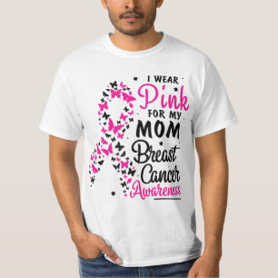 Ich trage Rosa für meine Mama Brustkrebs-Bewusstse T-Shirt