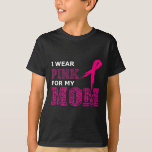 Ich trage Rosa für meine Mama Brustkrebs-Bewusstse T-Shirt