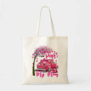 Ich trage Rosa für meine Mama Ribbon LKW Brustkreb Tragetasche