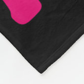 Ich trage Rosa für meine Mama Support Squads Breas Fleecedecke (Ecke)