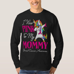 Ich trage Rosa für meine MOMMY Ribbon Familie Lieb T-Shirt